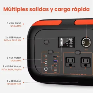 Estación de Energía Portátil 600W - Image 2